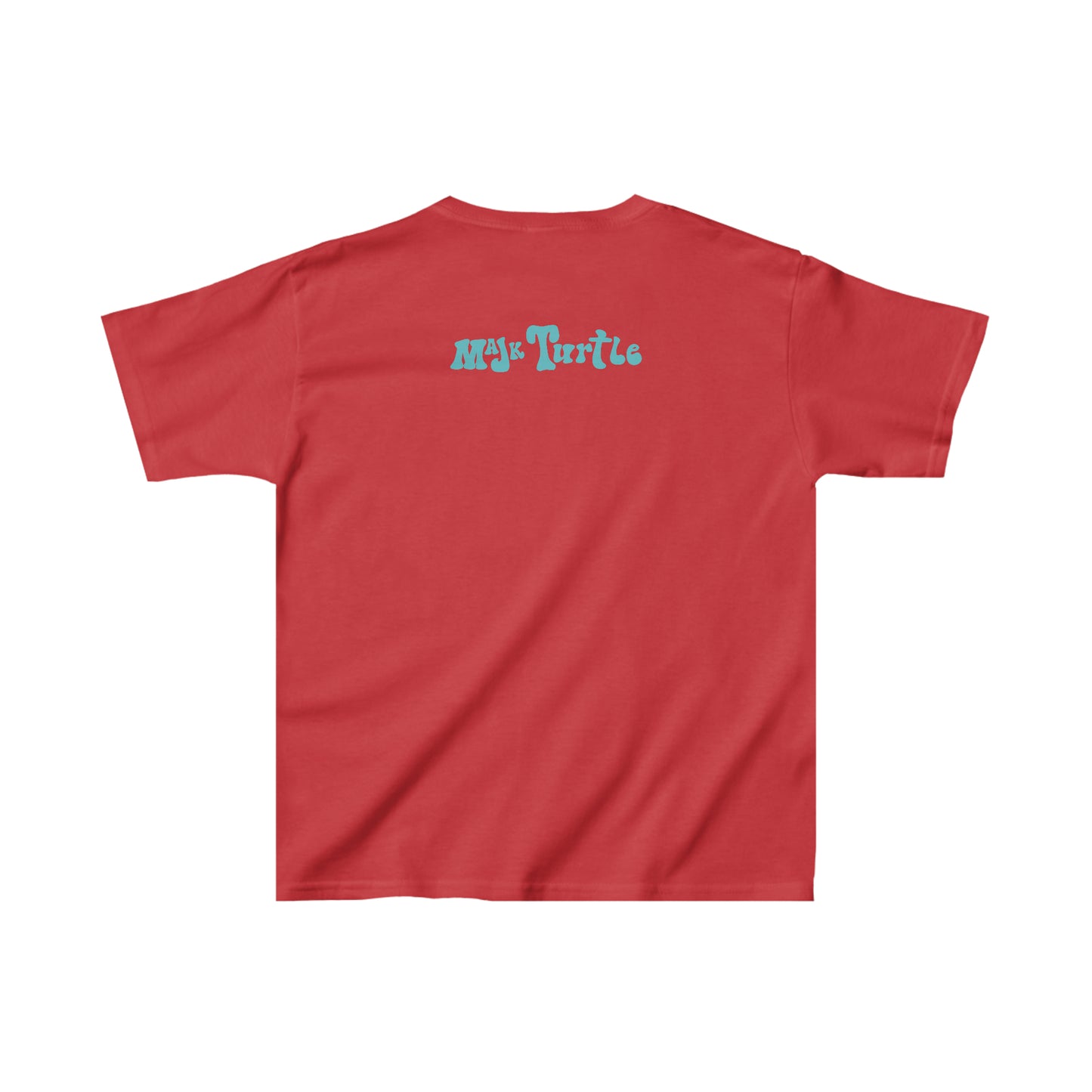 Kid's Classic Cotton Tee, Bestie's T-shirt w/ MaJK Turtle Logo on back