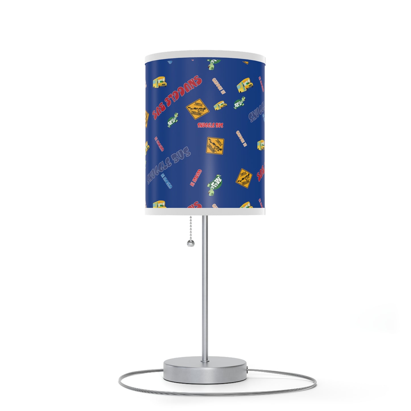 Lamp on a Stand, US|CA plug - Snuggle Bus Collection (blue)