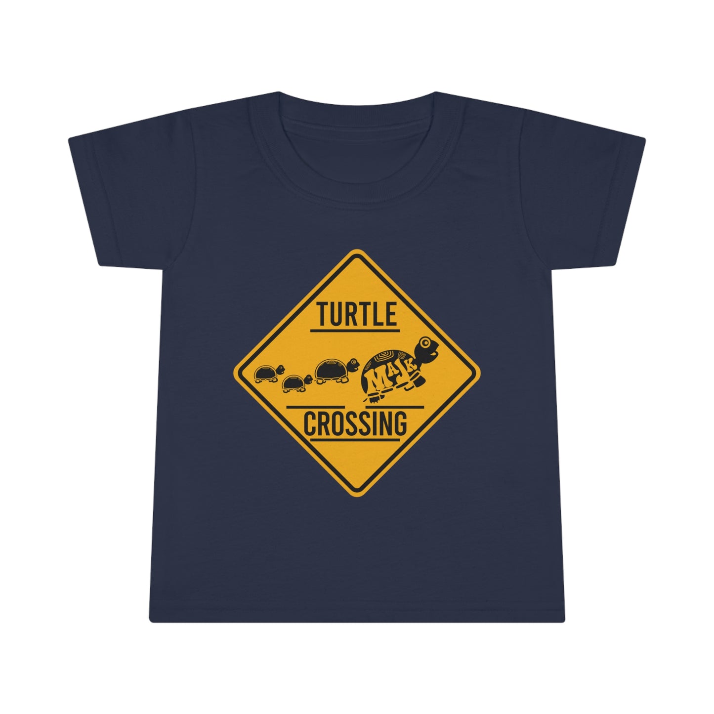 Toddler T-shirt "Turtle Crossing"