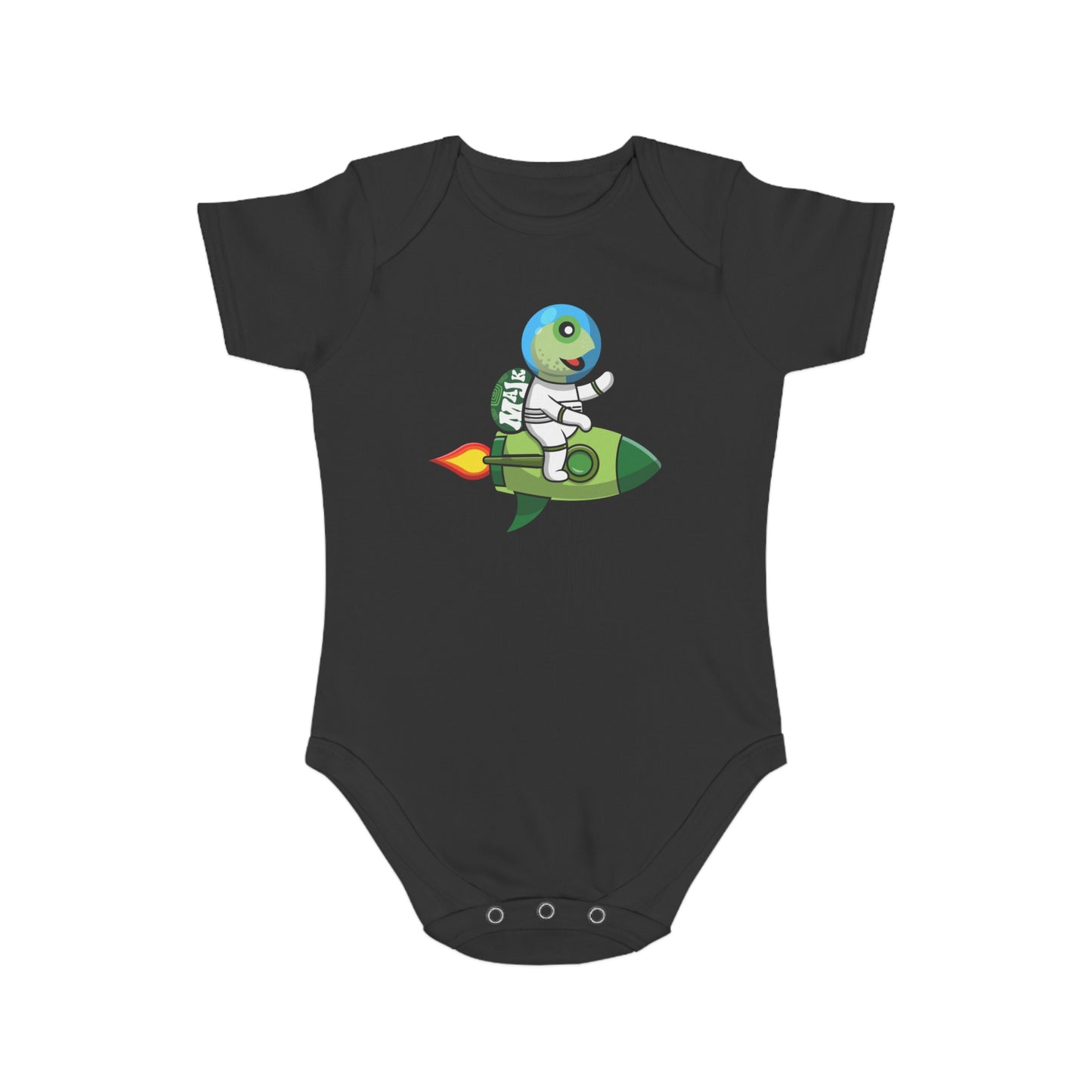 Short Sleeve Baby Bodysuit "Blast Off" collection (100% Cotton)
