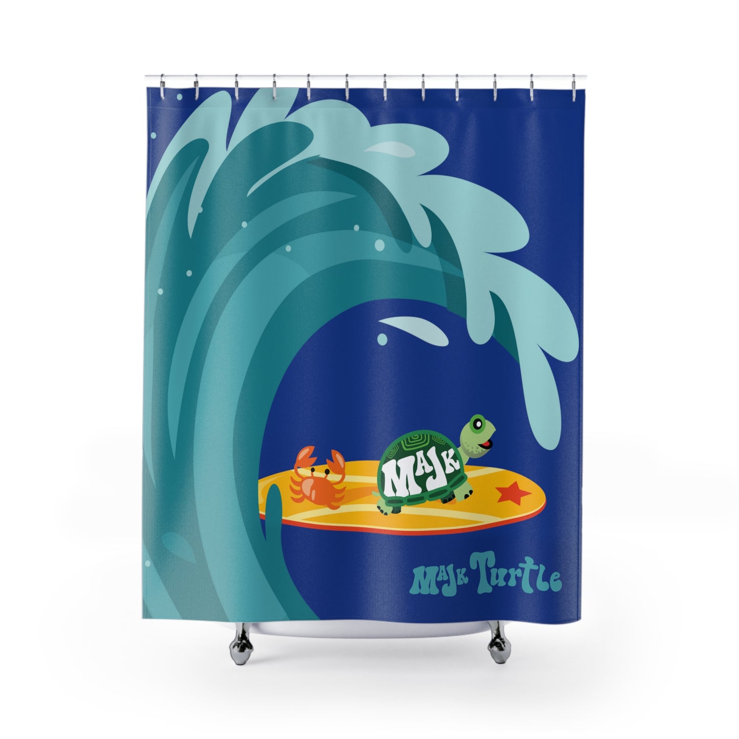 Shower Curtain "Turtally Zen"