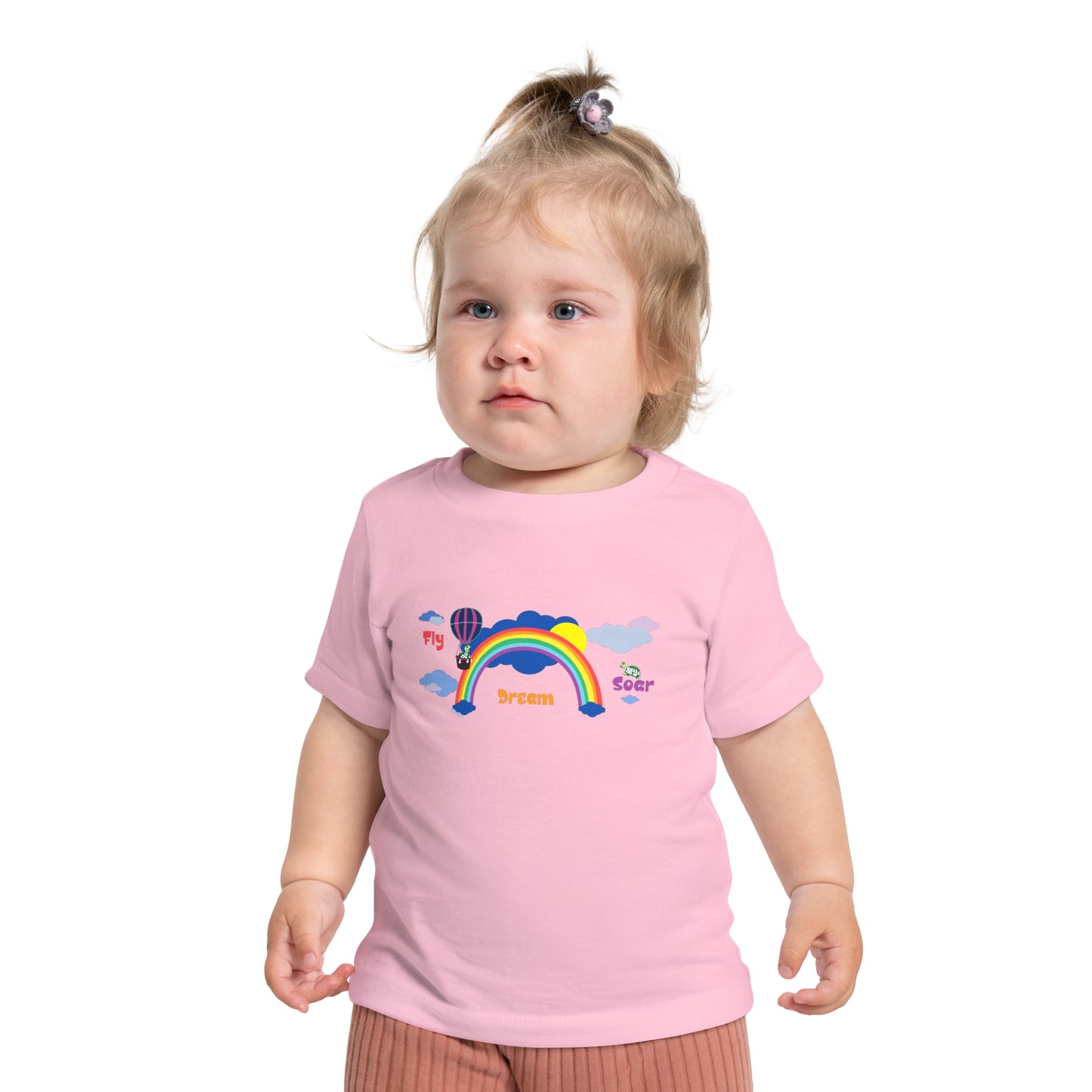 Baby Short Sleeve T-Shirt "Fly, Dream, Soar"