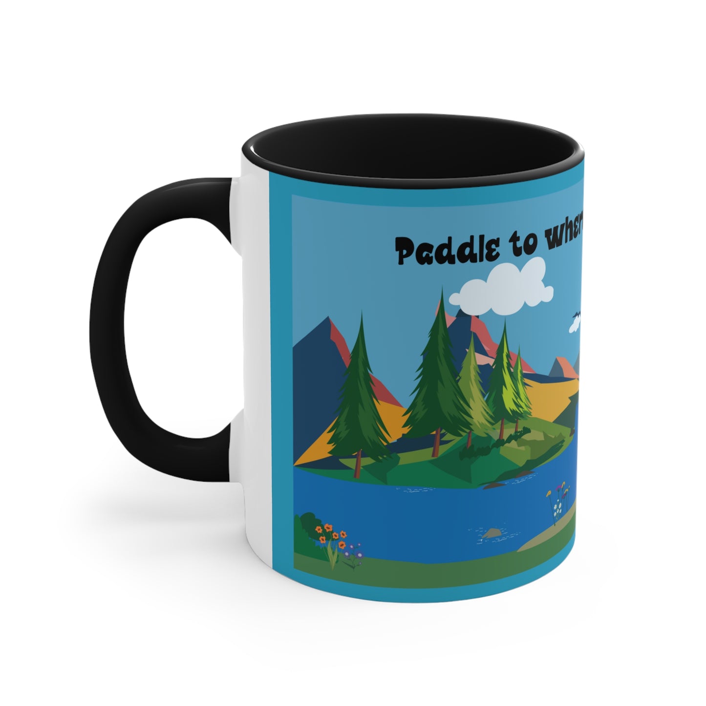 Accent Coffee Mug, 11oz "SUP" collection/ Scenic View