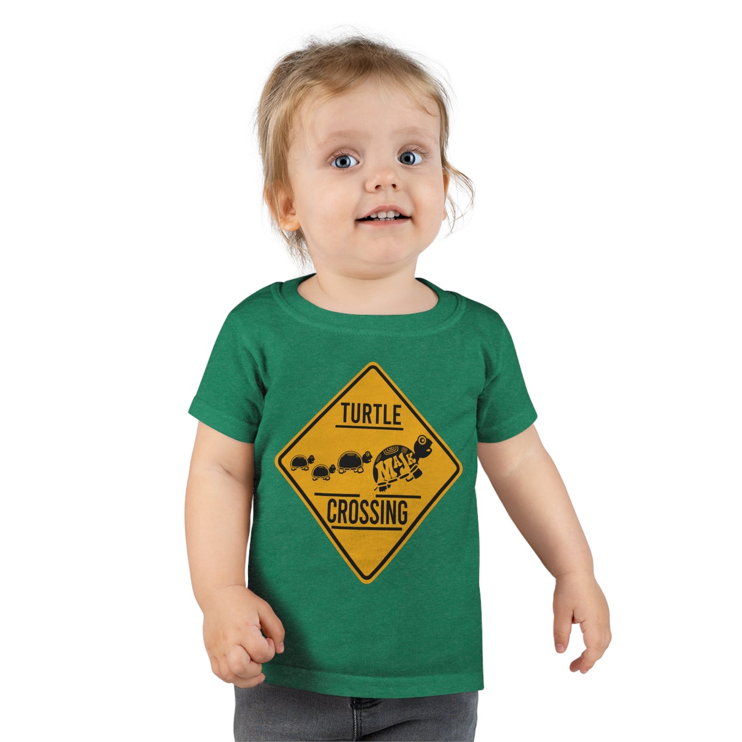 Toddler T-shirt "Turtle Crossing"