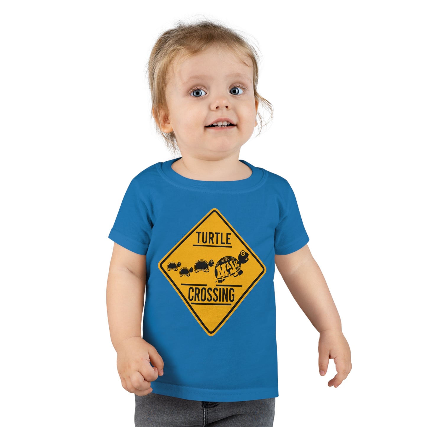Toddler T-shirt "Turtle Crossing"