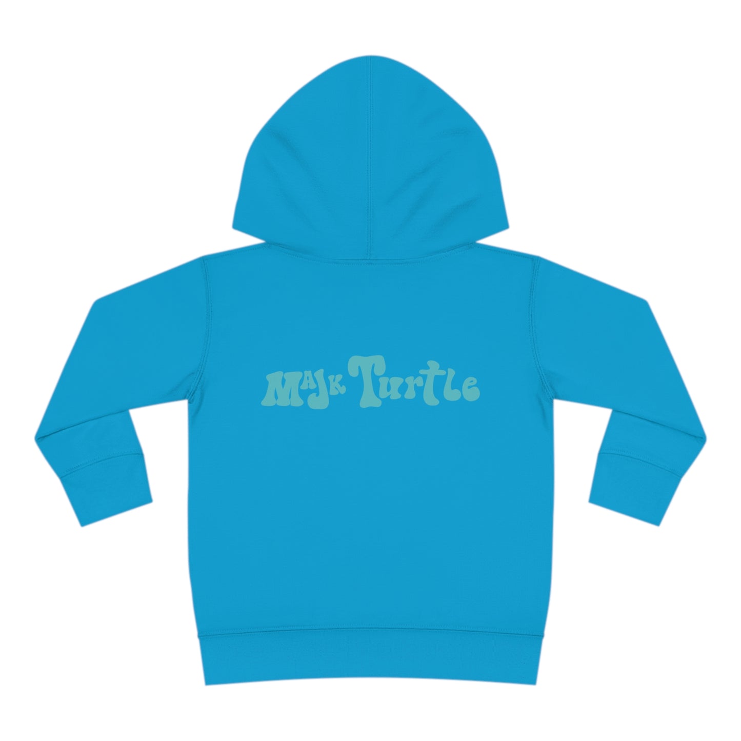 Toddler Pullover, Fleece Hoodie "Besties" (Aqua Logo on back)