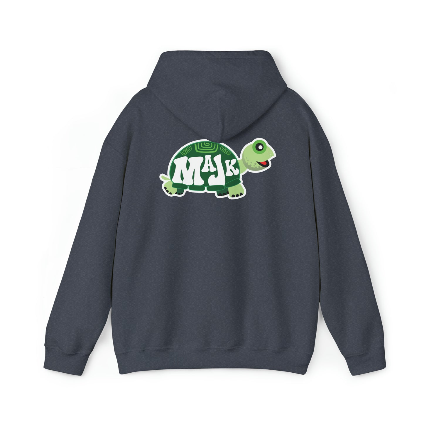 Unisex Heavy Blend Hooded Sweatshirt "MaJk Turtle Logo"