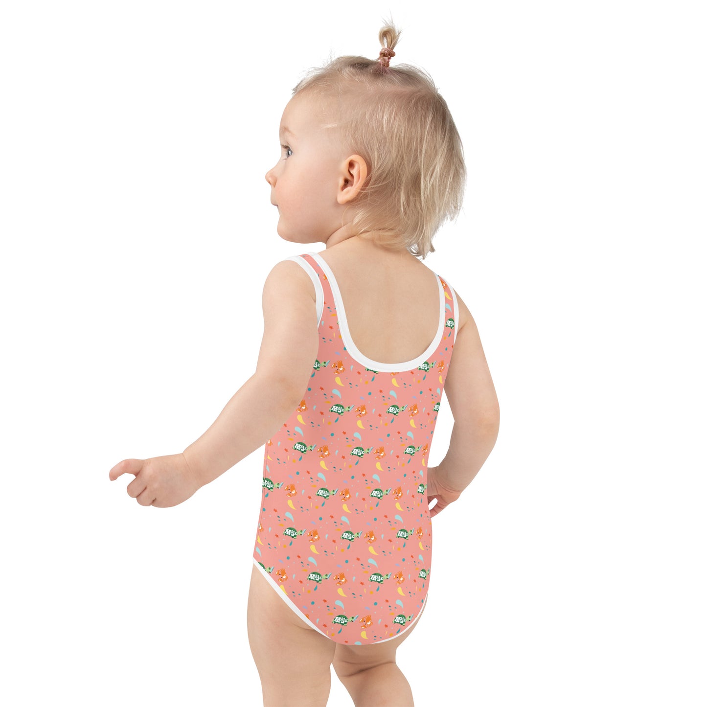 All-Over Print Girl's One-piece Swimsuit "Sun and Surf"