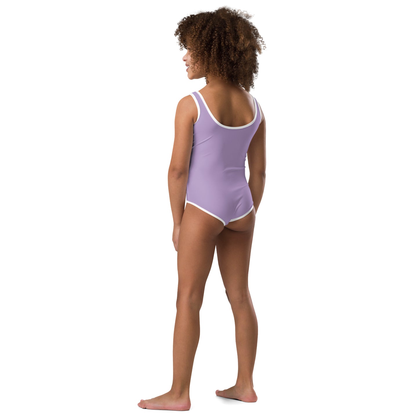 All-Over Print Girl's one-piece Swimsuit "Fly, Dream, Soar"