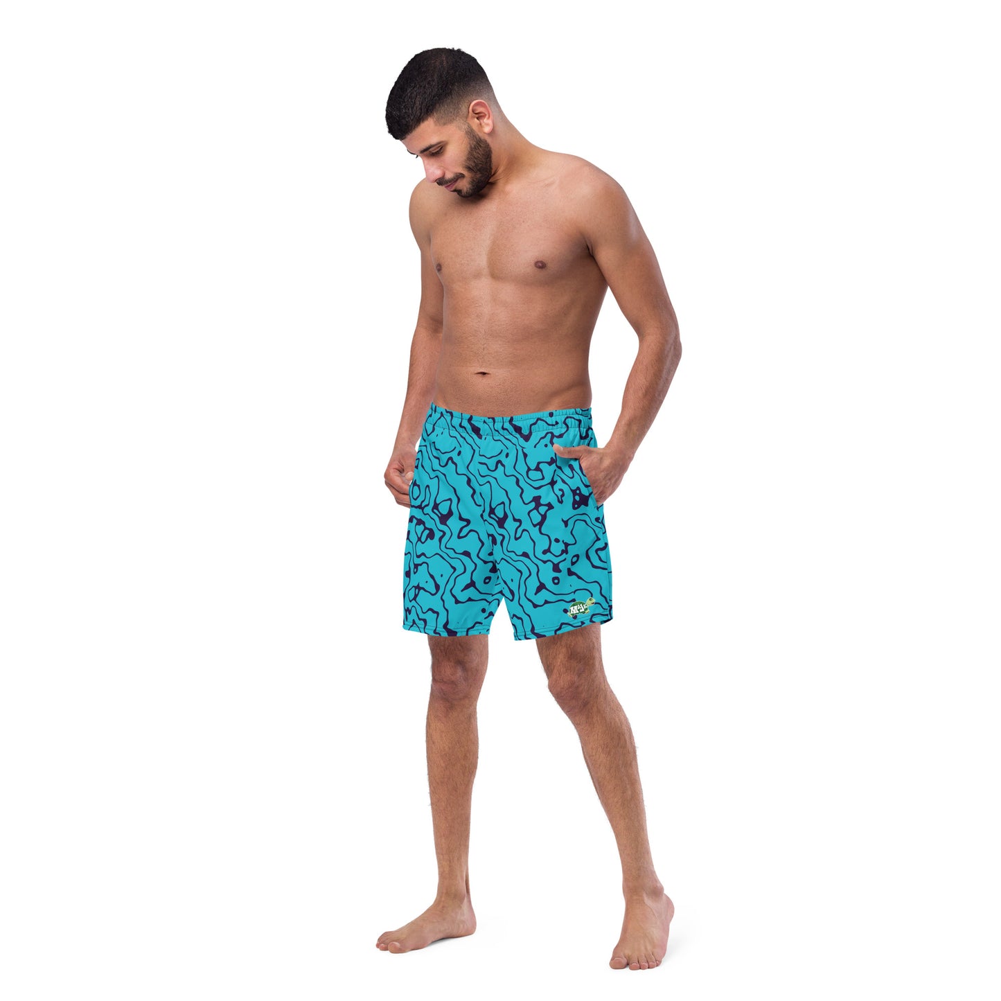 Men's swim trunks "Ripple Effect"