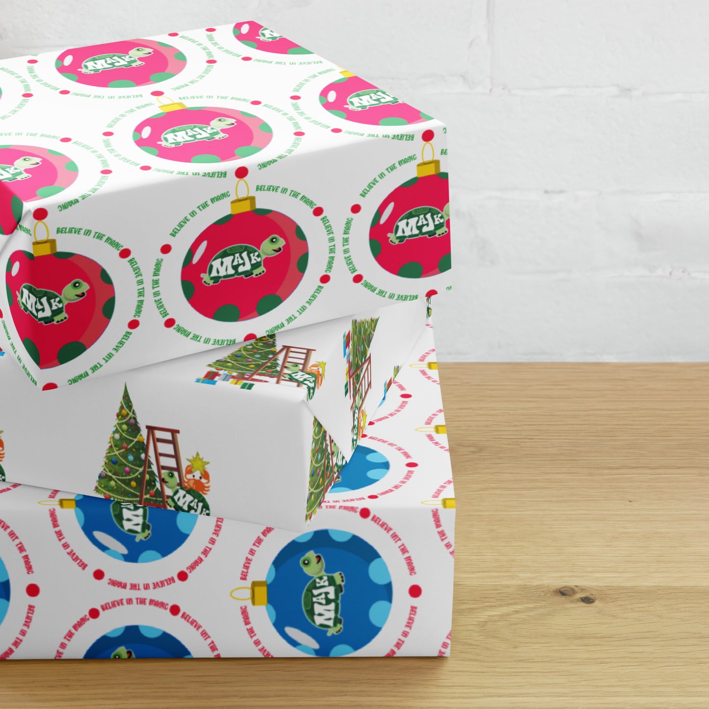 Designer Wrapping paper sheets "Christmas themes"