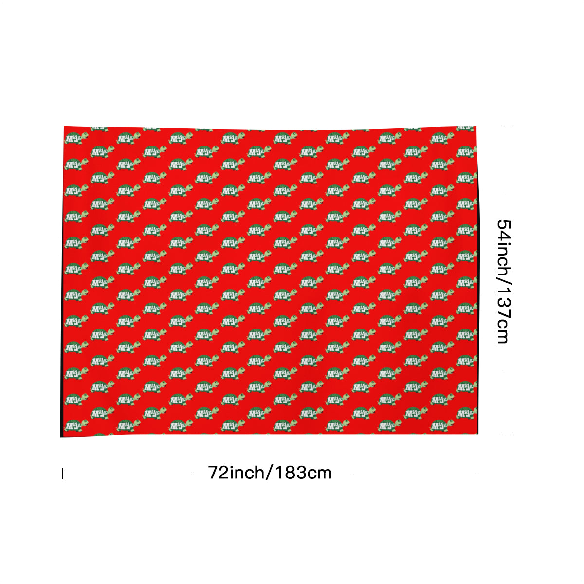 Holiday Table Cloth "MaJk Turtle Pattern"