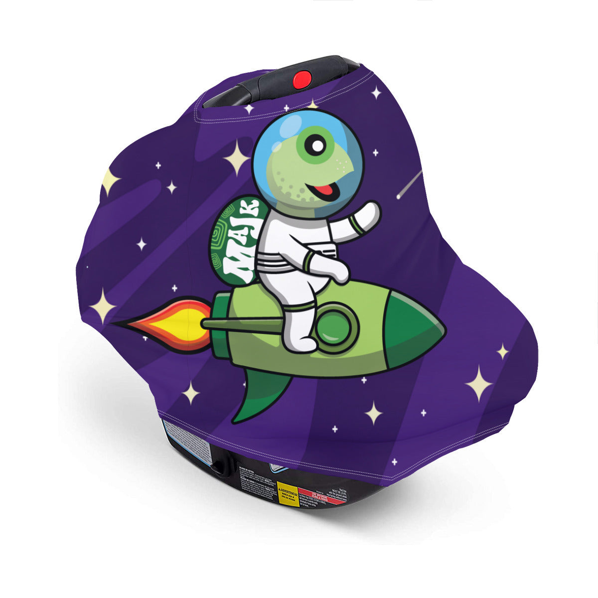 Versatile Milk Silk Nursing Cover "Love You to The Moon and Back"