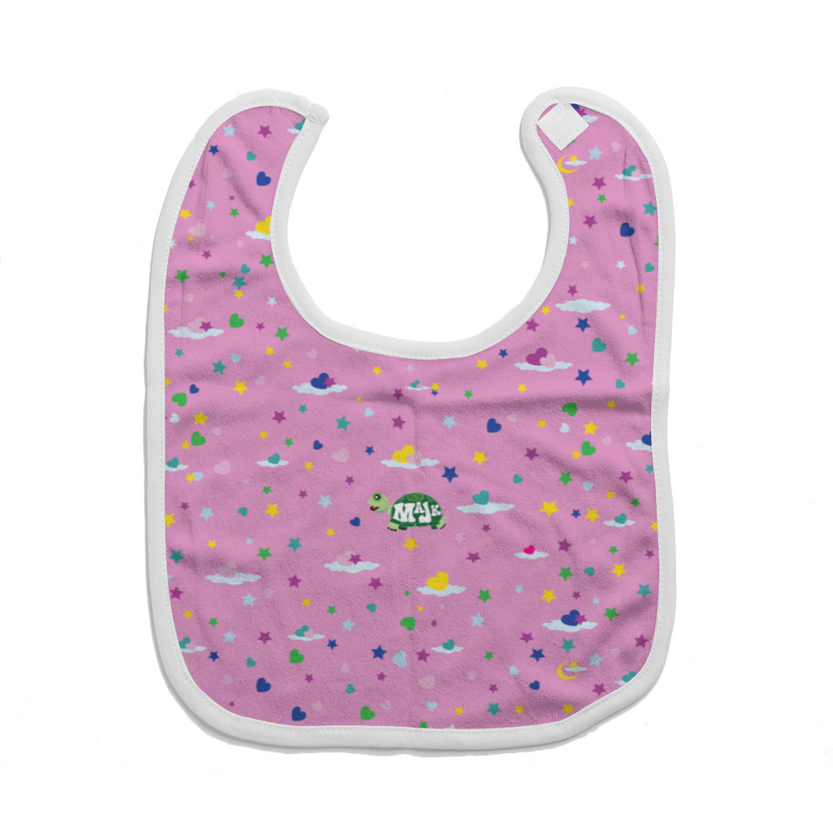 Cotton Baby bib/Drooling Towel "Sweet Dreams Little One" (Pink)