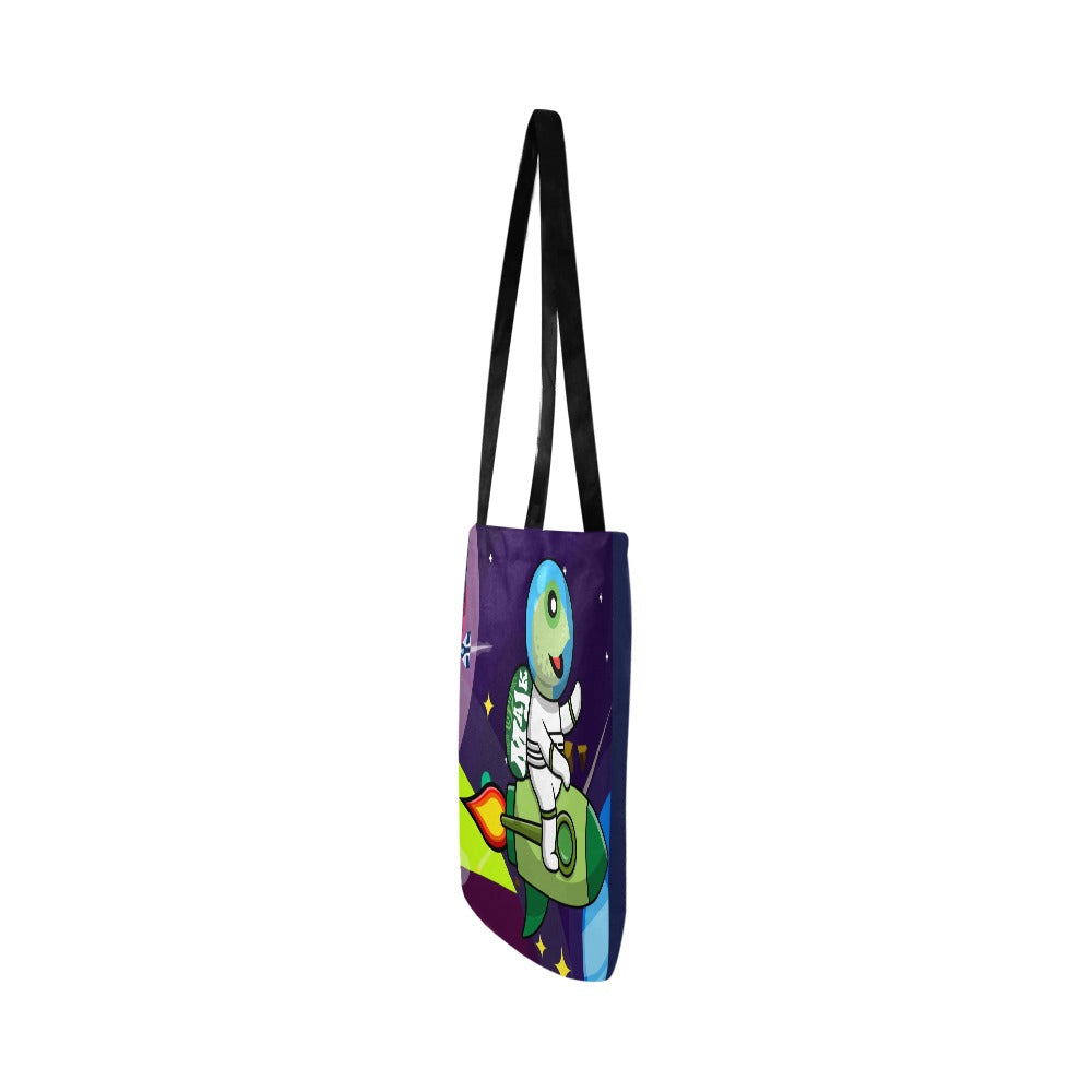 Special Lightweight Shopping Tote Bag "Galactic Journey"