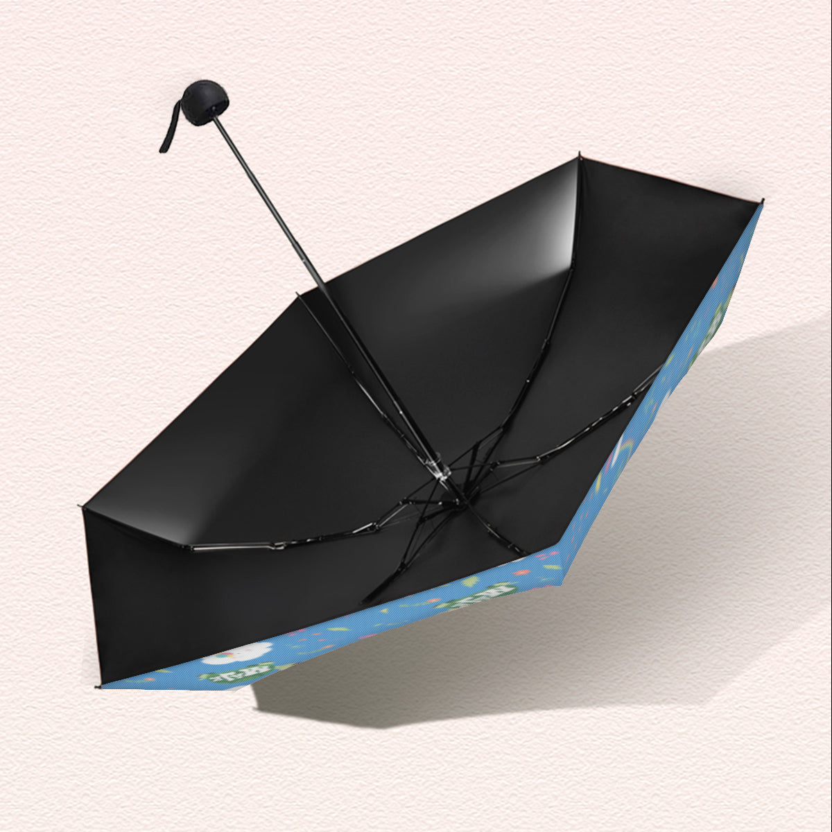 Hand-Opened Umbrella "Happy Days Collection" (Blue)
