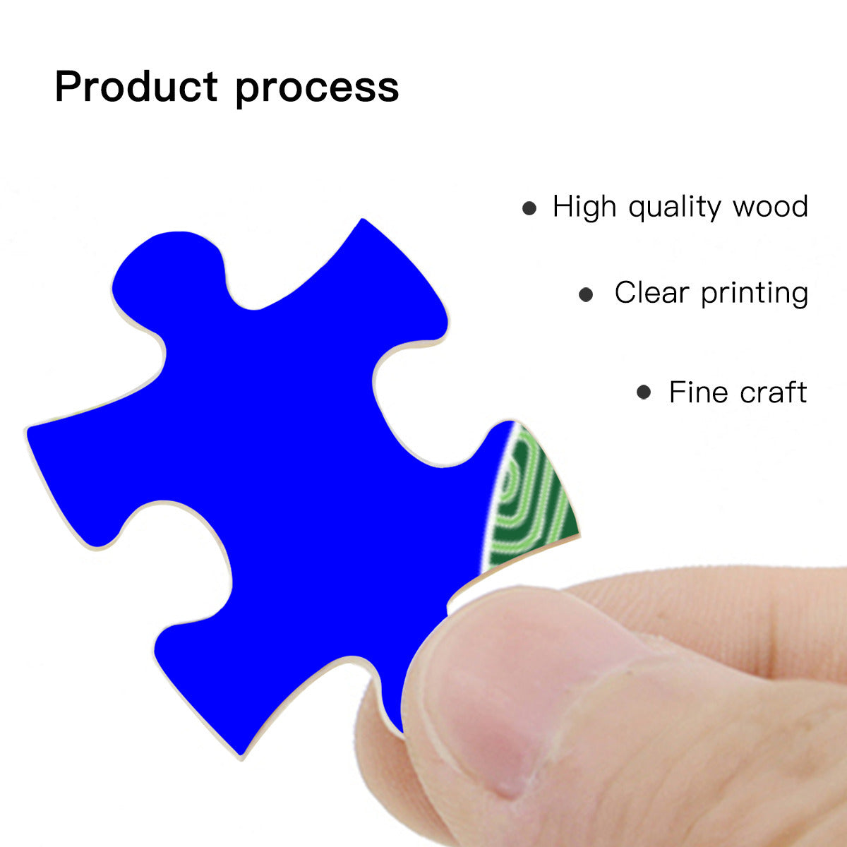 Picture Frame Puzzle|Cork - "Besties" (Blue)