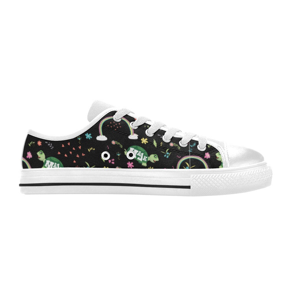 Canvas Kid's low-cut sneaker "Happy Day's" (Black)