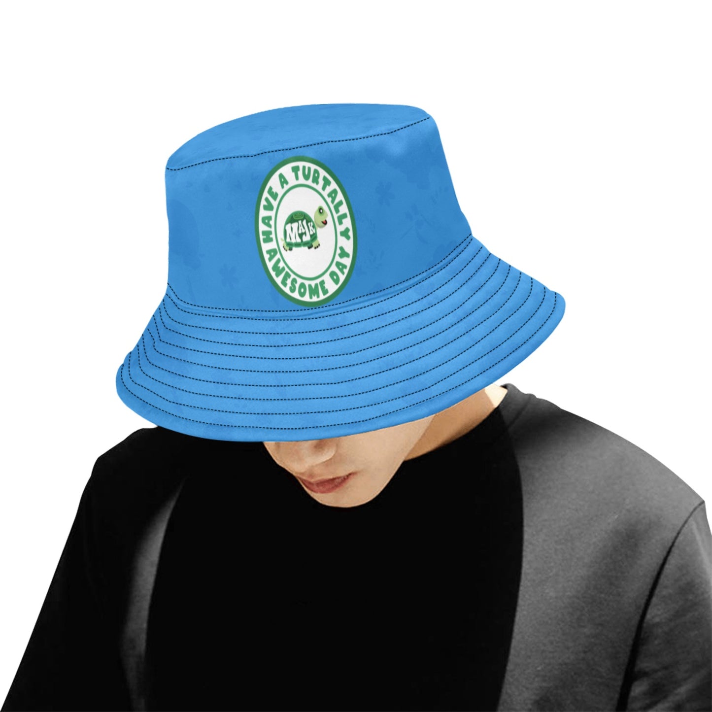 Bucket Hat Unisex single layer Bucket Hat "Have a Turtally Awesome Day"