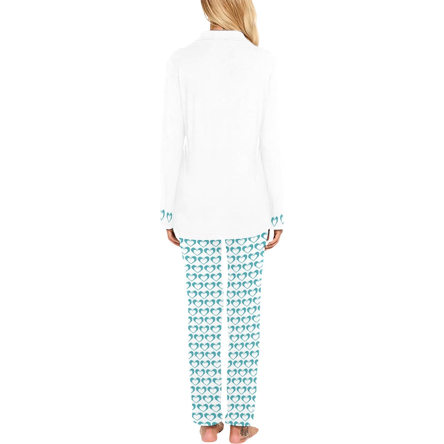 Women's Long Pajama Set "Ocean Embrace"