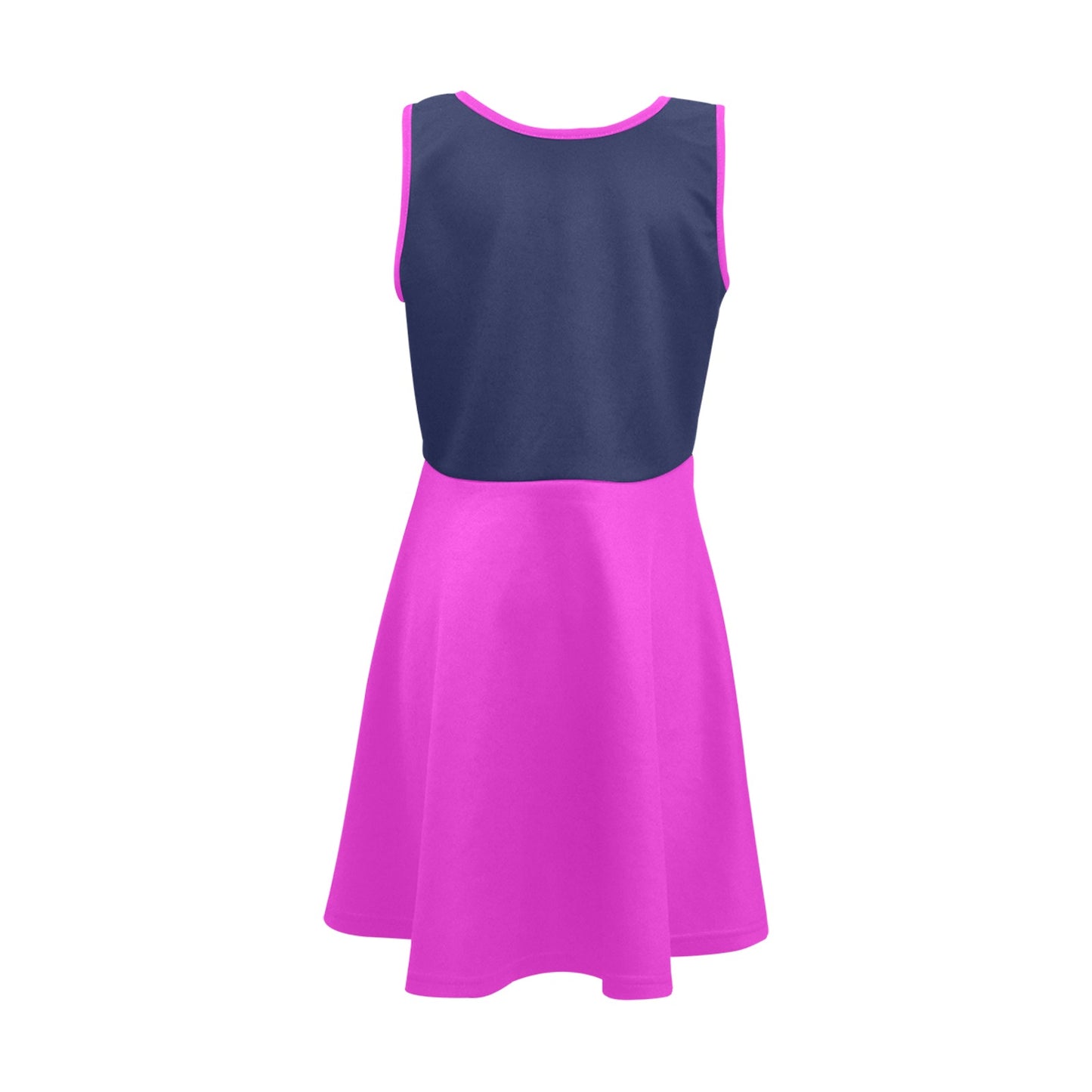 Girl's Sleeveless Sundress "Fly, Dream, Soar Accent Dress"