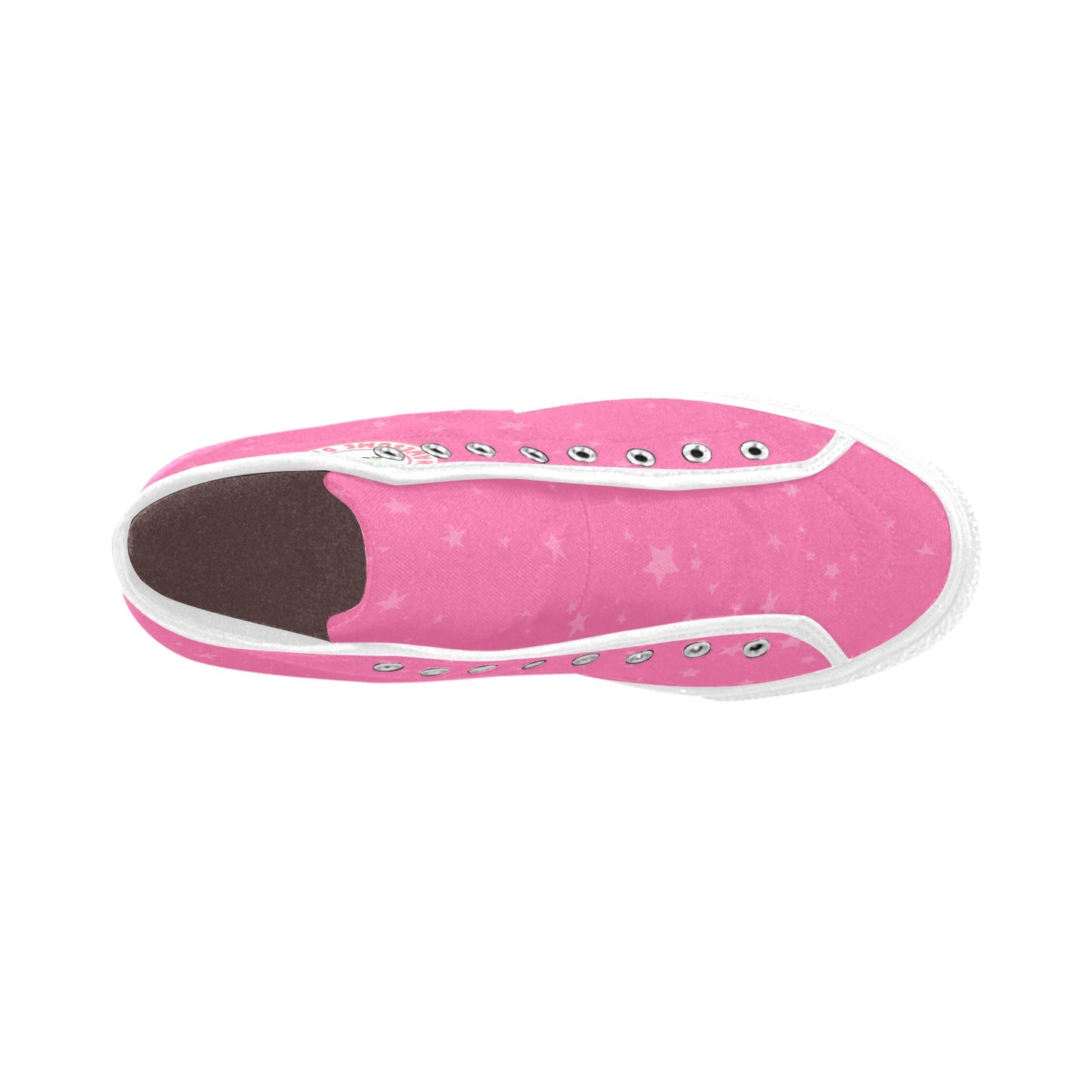 Women's Vancouver High Top Canvas Sneaker. "Pink Warrior"