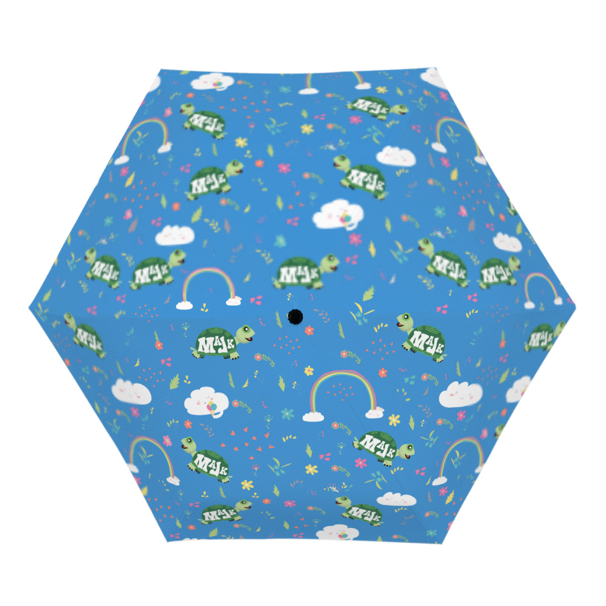 Hand-Opened Umbrella "Happy Days Collection" (Blue)
