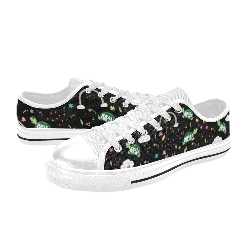 Canvas Kid's low-cut sneaker "Happy Day's" (Black)