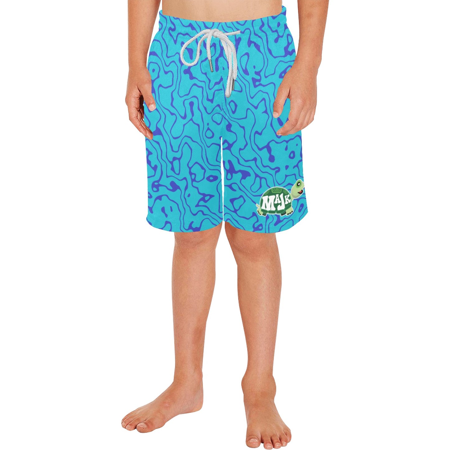 All Over Print Boys' Beach Shorts "Ripple Effect"