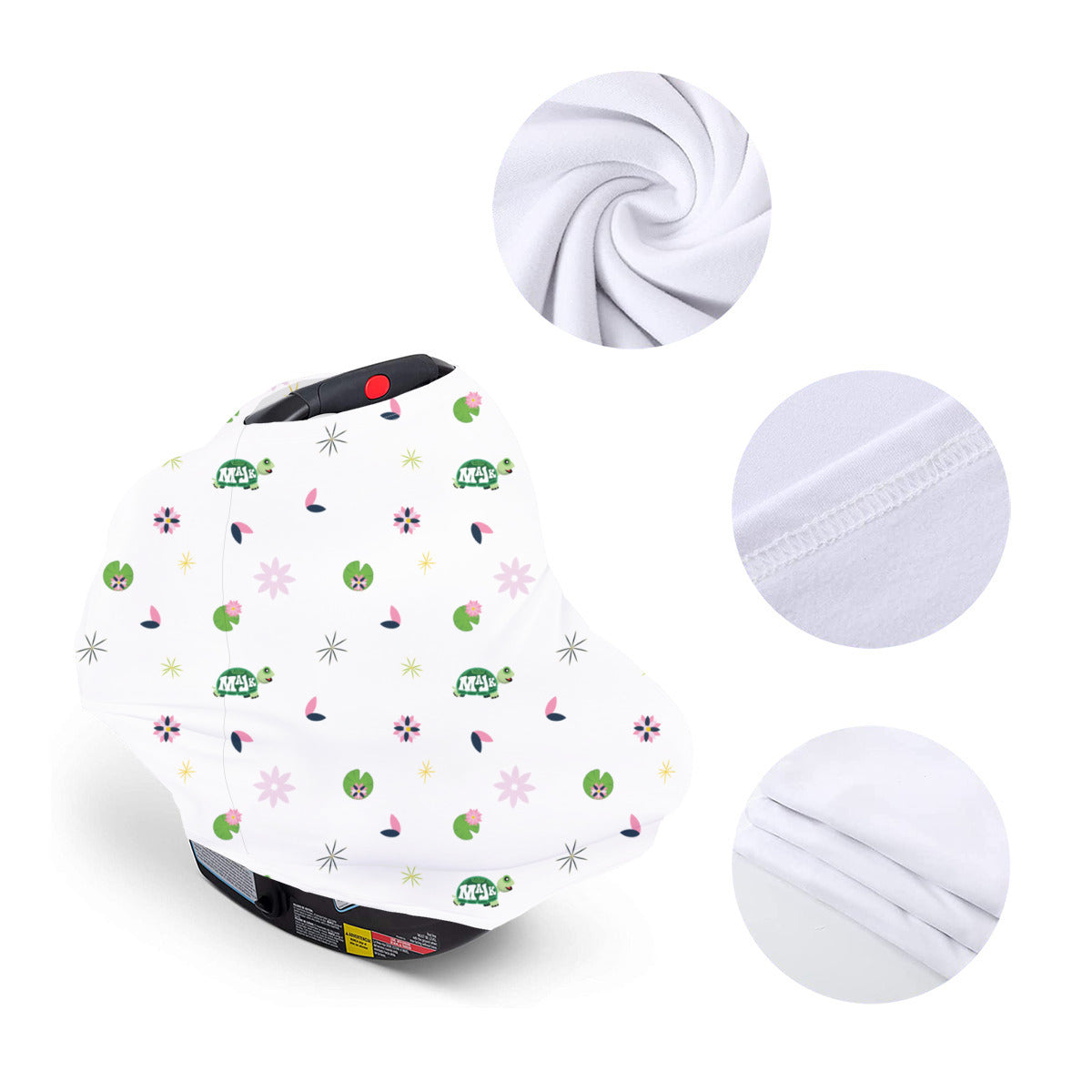 Versatile Nursing Cover "MaJK Turtles and Lily Pads"