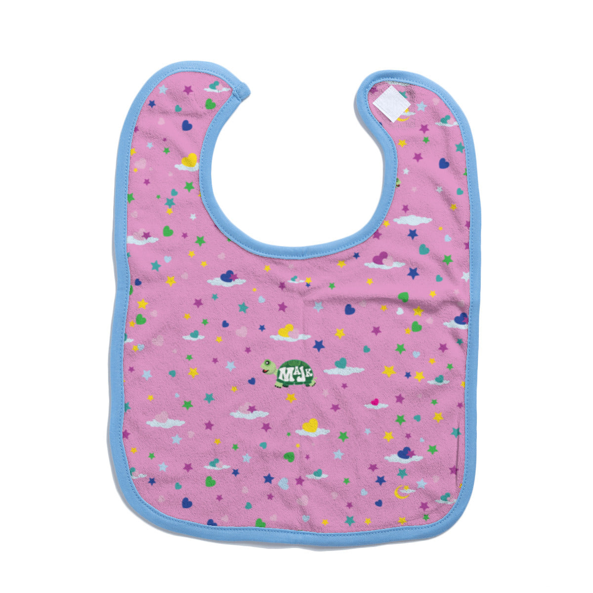 Cotton Baby bib/Drooling Towel "Sweet Dreams Little One" (Pink)