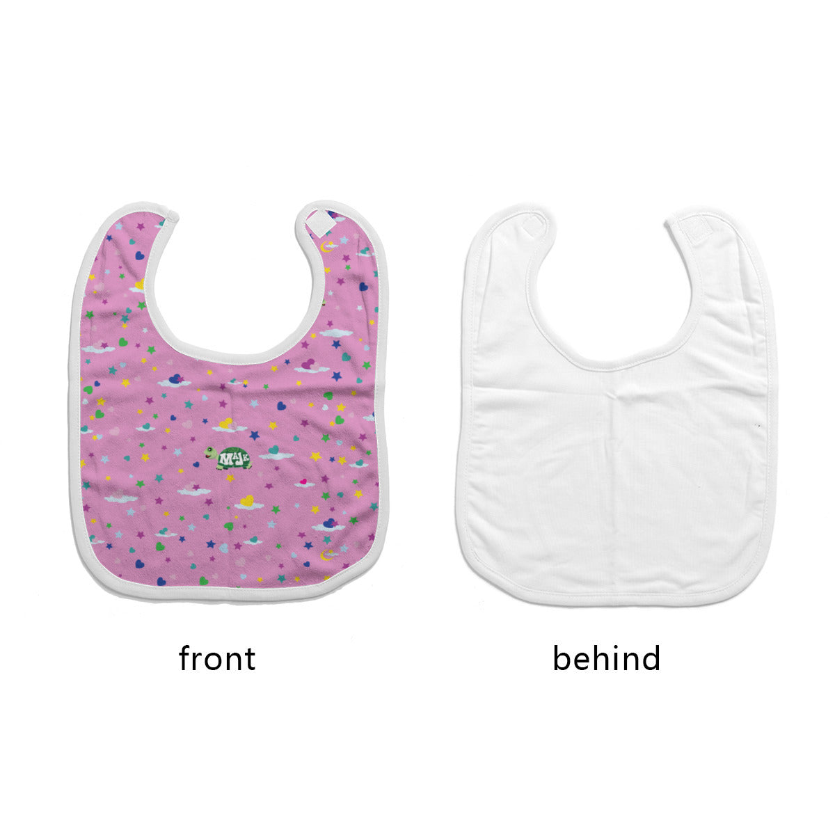 Cotton Baby bib/Drooling Towel "Sweet Dreams Little One" (Pink)
