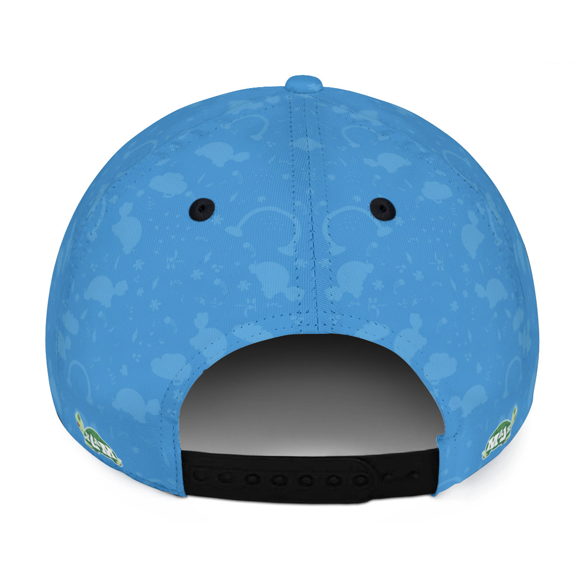 Full width flat visor brim hat "Happy Day MaJk Logo"