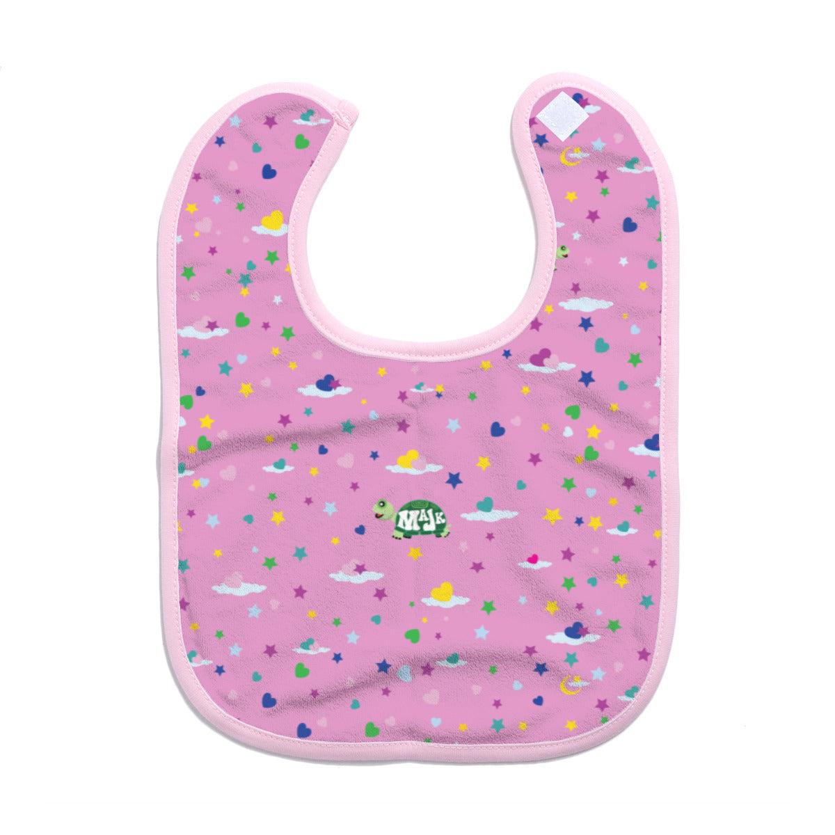 Cotton Baby bib/Drooling Towel "Sweet Dreams Little One" (Pink)