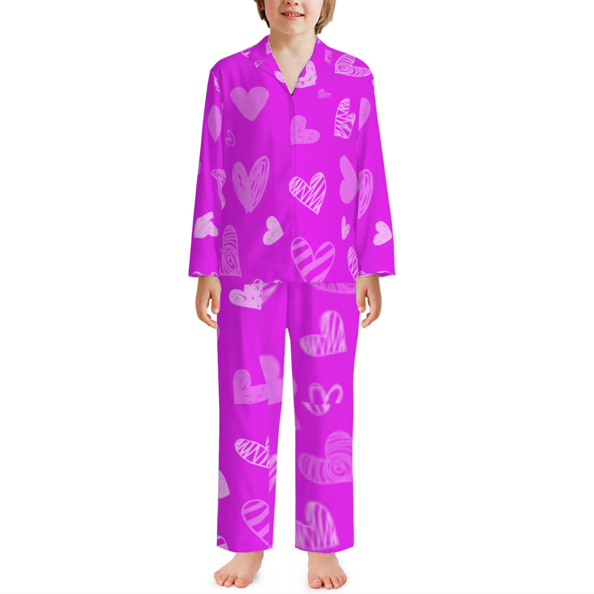Youth Pajamas Long sleeve set- "Turtally Love You"