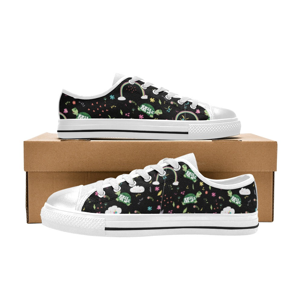 Canvas Kid's low-cut sneaker "Happy Day's" (Black)