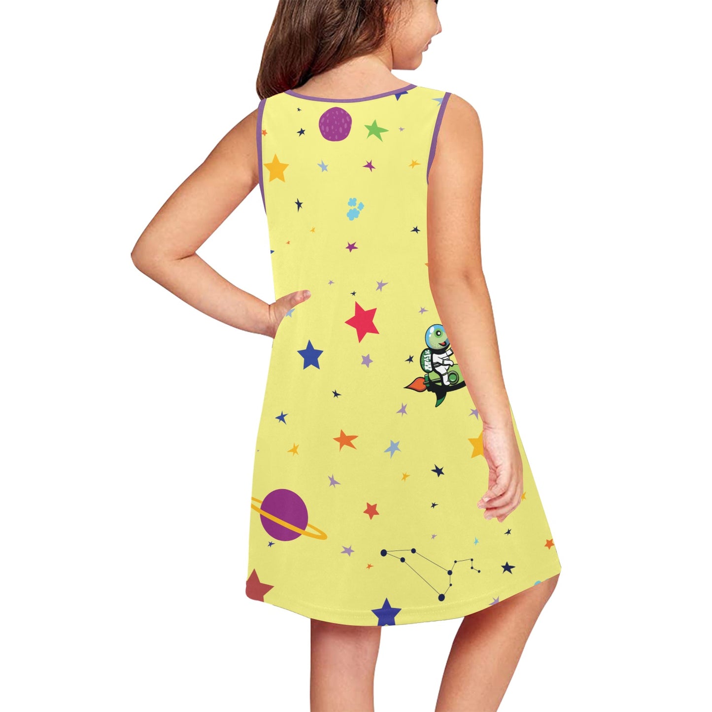 Girl's Sleeveless Dress "Blast Off Collection"