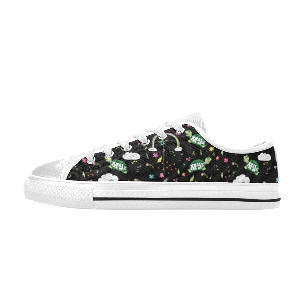 Canvas Kid's low-cut sneaker "Happy Day's" (Black)