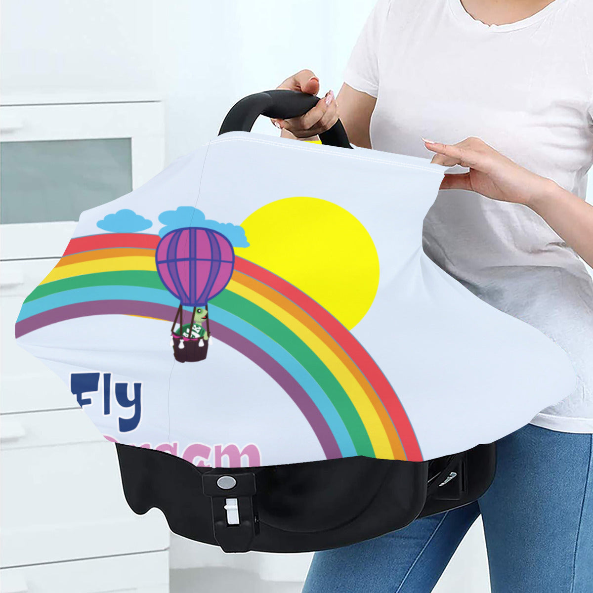 Versatile Nursing Cover|Milk Silk - "Fly, Dream, Soar"