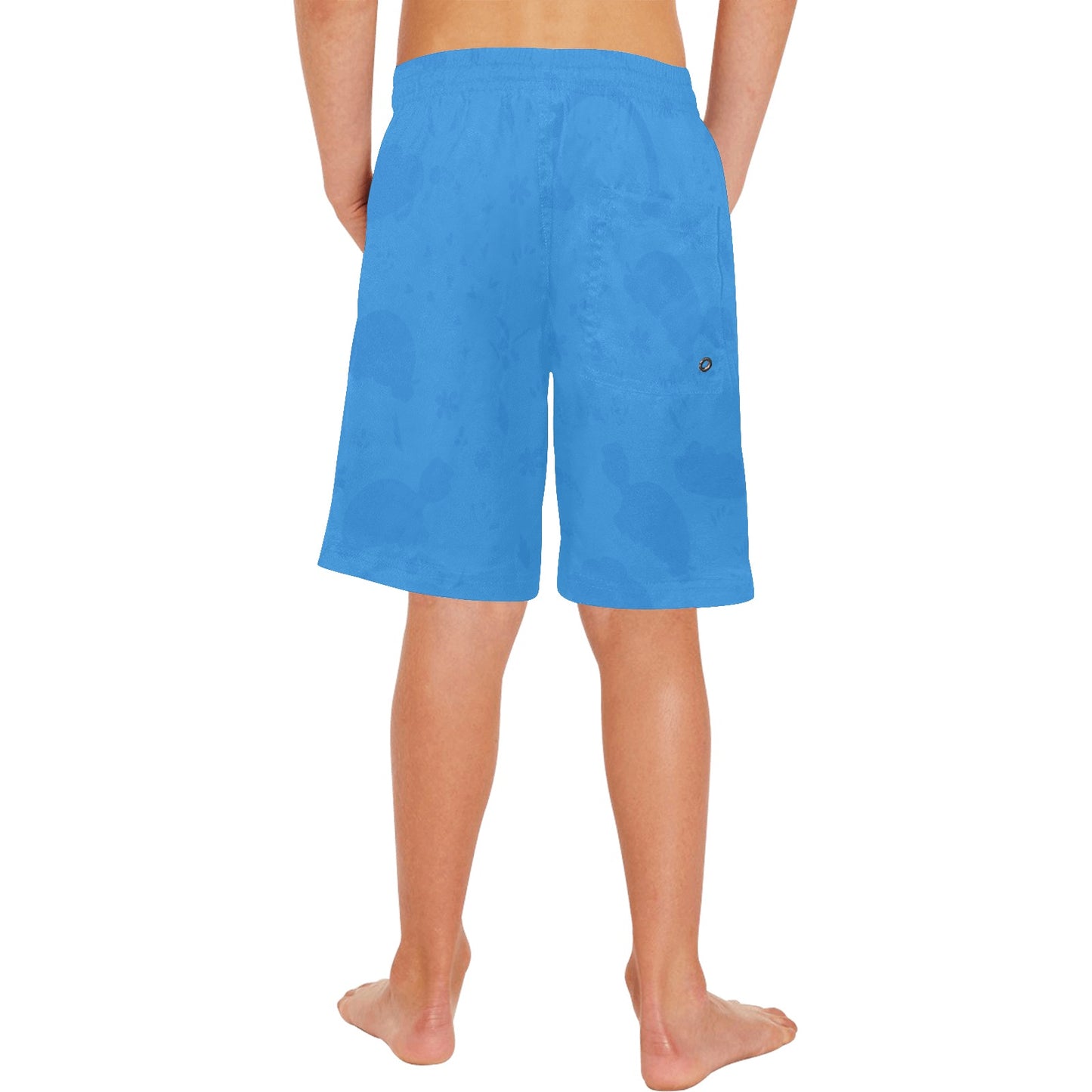 All Over Print Boy's Beach Shorts "My Happy Days"