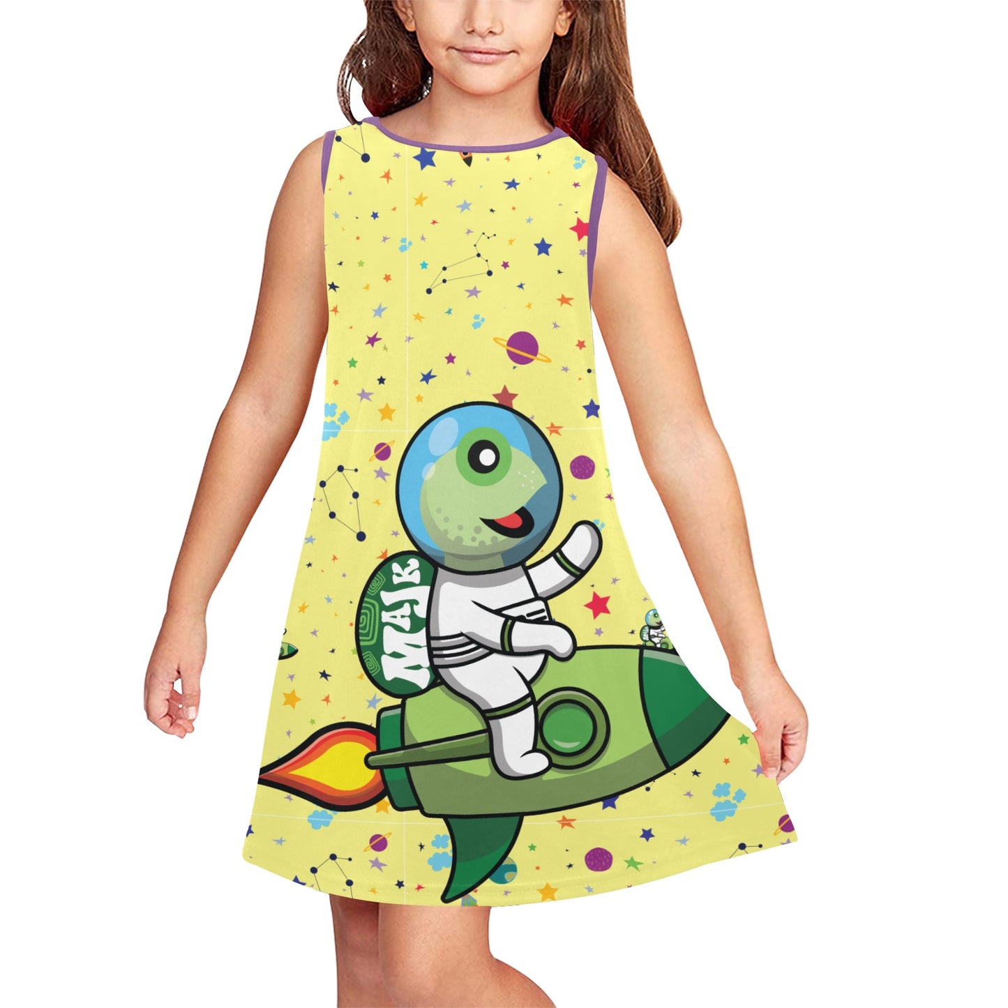 Girl's Sleeveless Dress "Blast Off Collection"