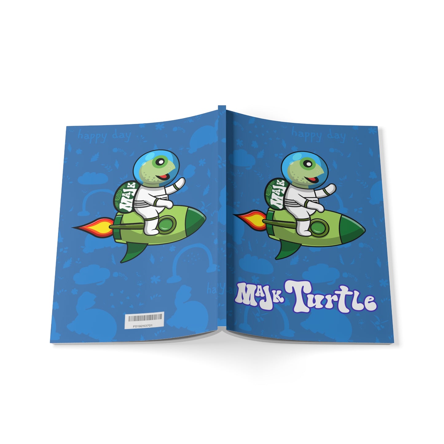 Softcover Notebook "Rocket Turtle"