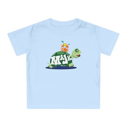 Baby T-Shirt -"Bestie's" Collection w/ unilateral shoulder snaps