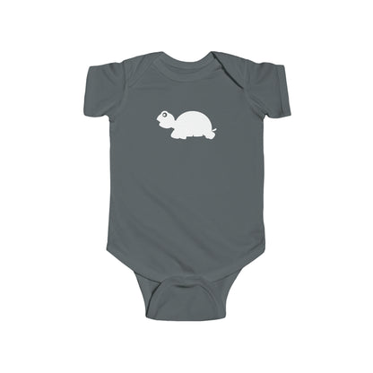 Infant Fine Jersey Bodysuit-MAJK White Silhouette