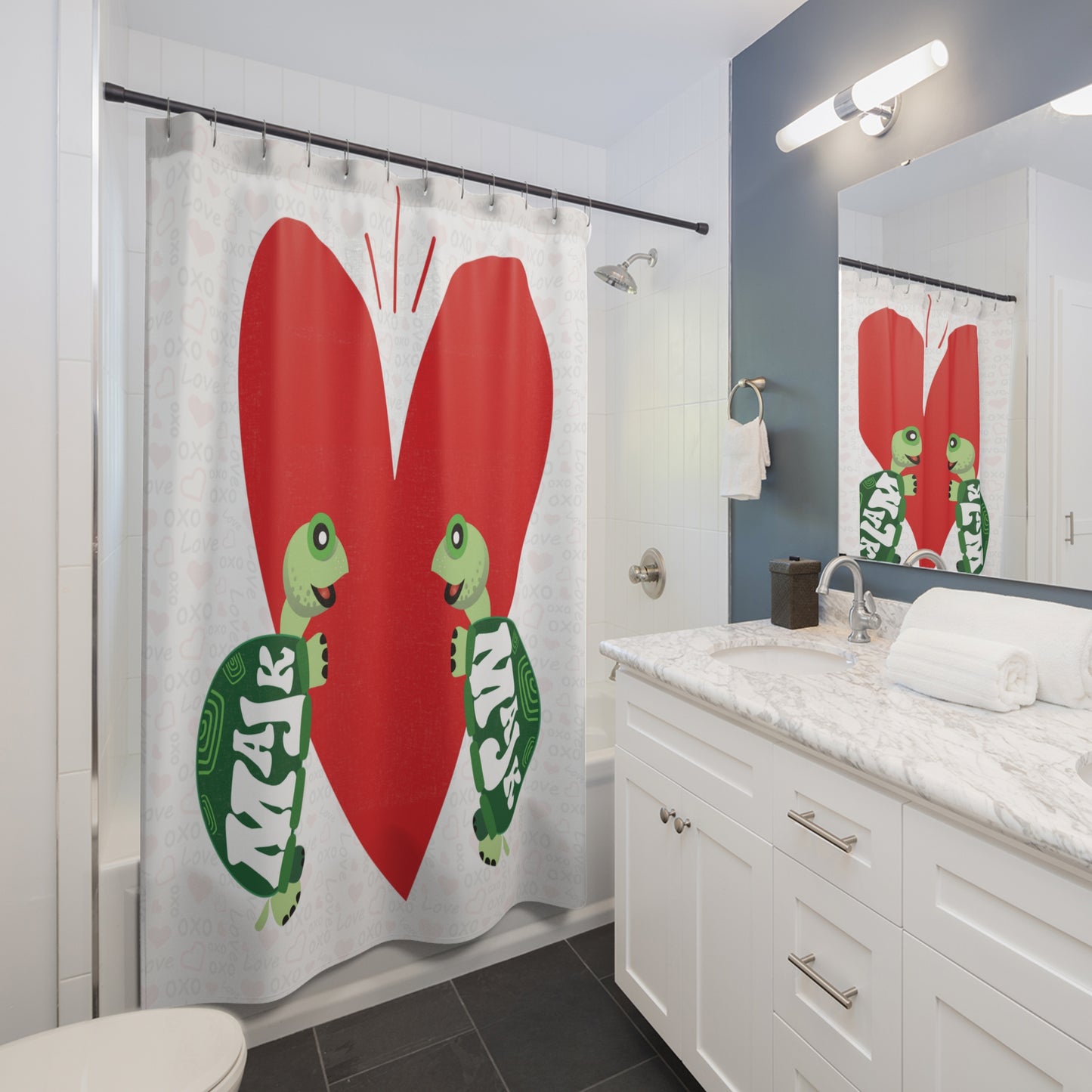 Shower Curtains, "Turtle Bliss"