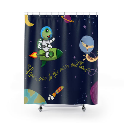 Shower Curtain "Love you to the Moon & Back"