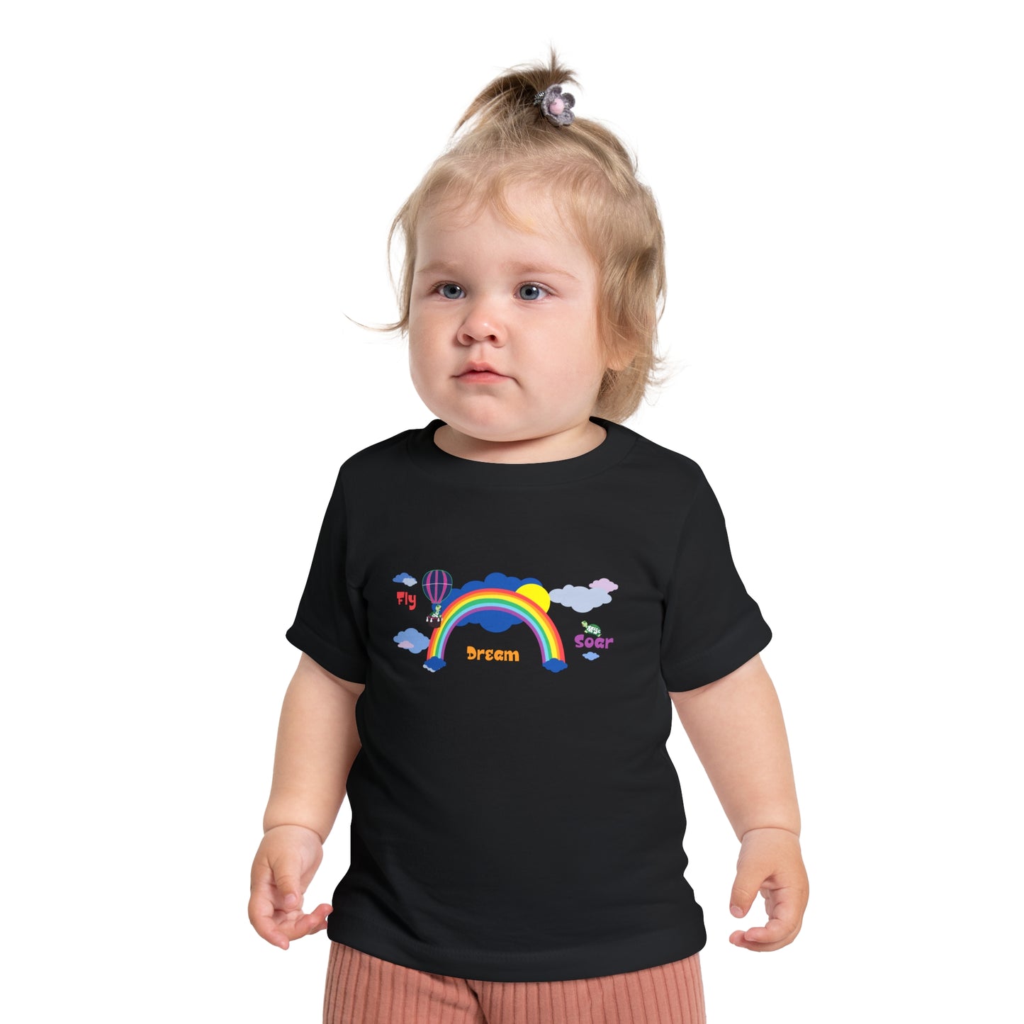 Baby Short Sleeve T-Shirt "Fly, Dream, Soar"