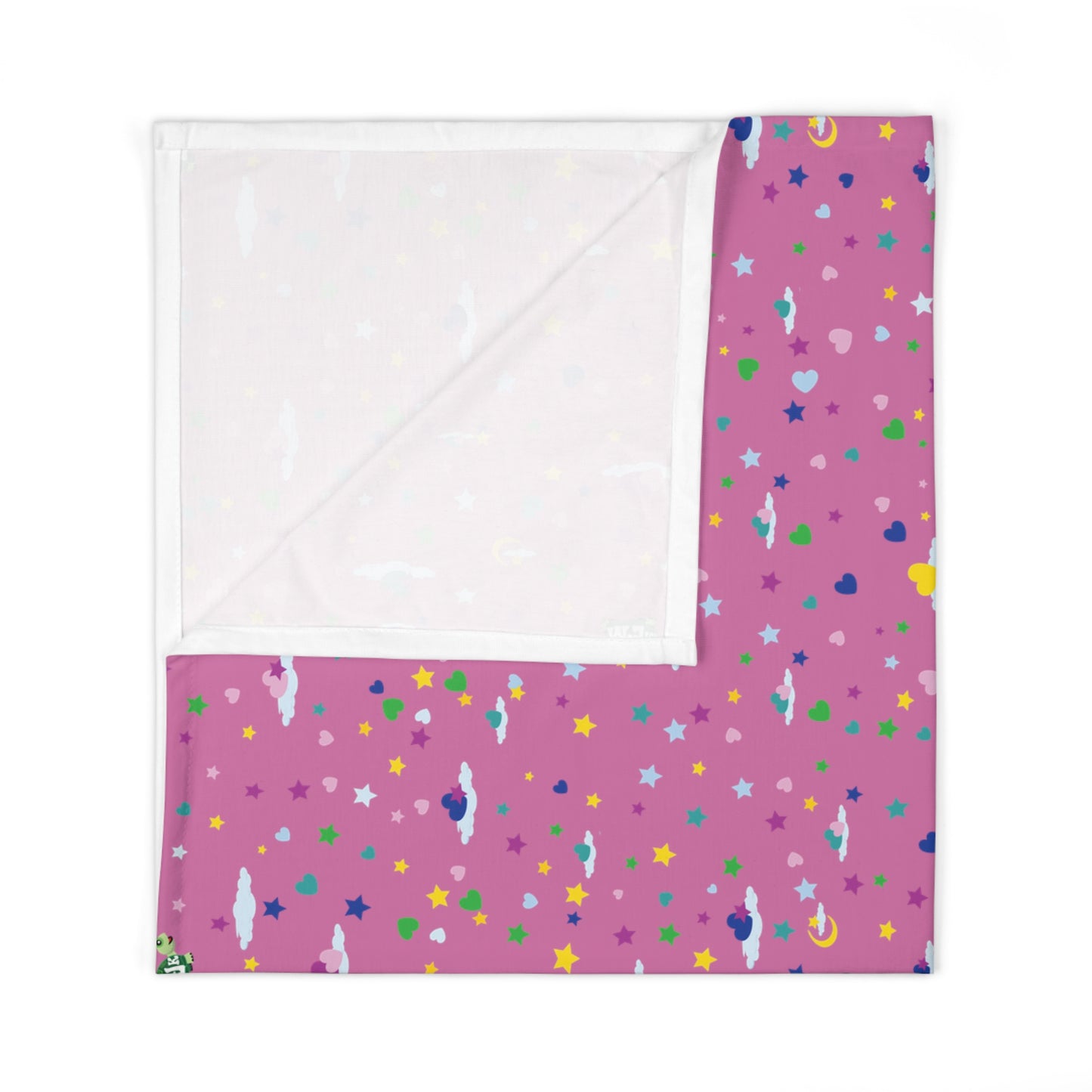 Baby Swaddle Blanket- "Sweet Dreams Little One"  (Lt. Pink)