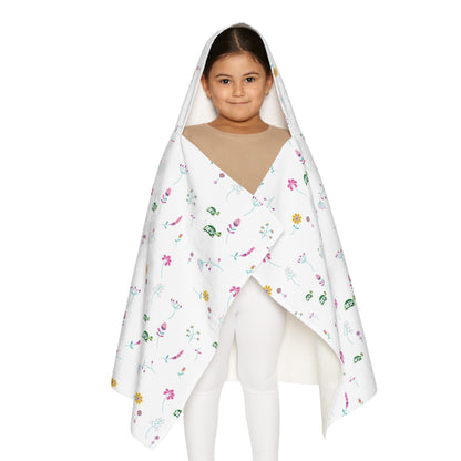 Kid's Hooded Towel — "In bloom"