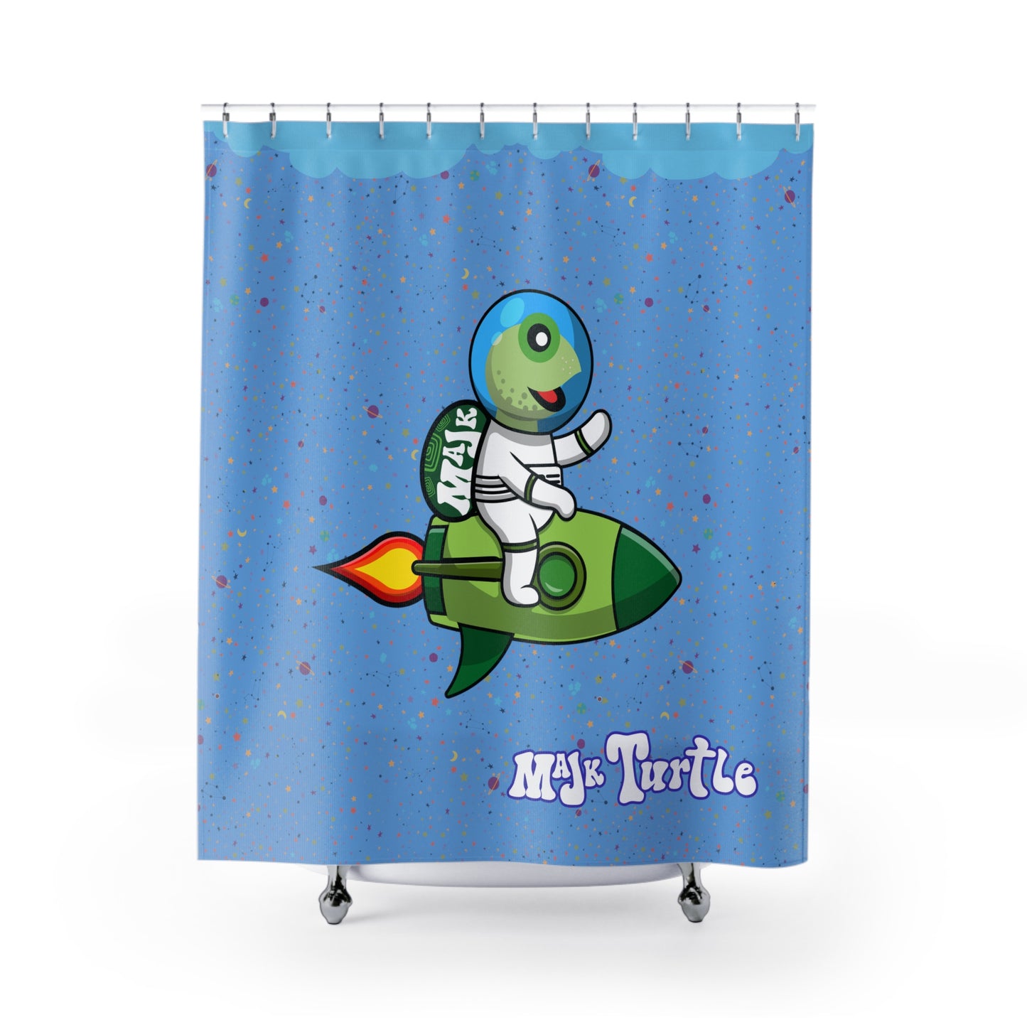 Shower Curtain "Blast off collection"